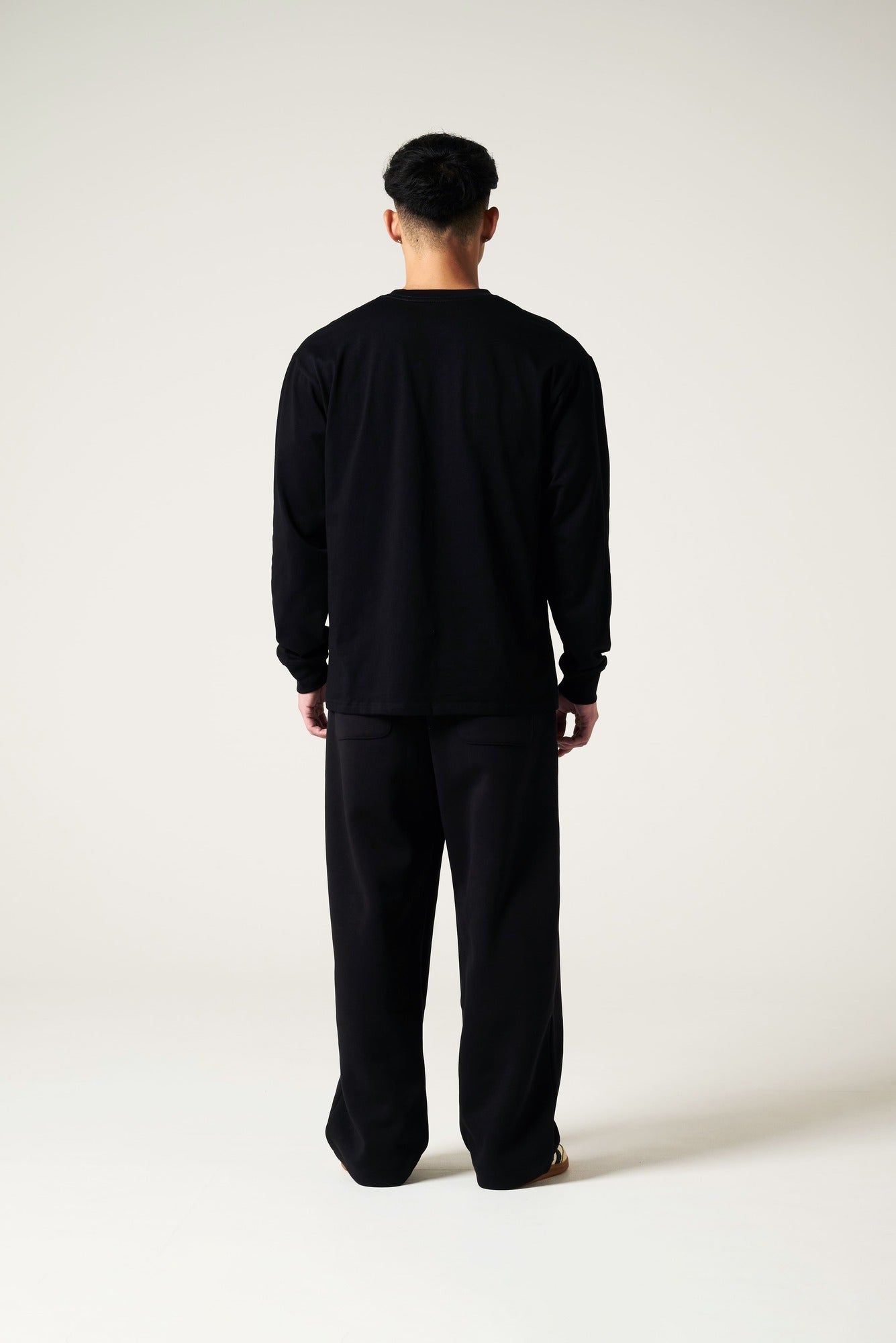 Long Sleeve Tee Regular Fit 9.2oz (約260g) B – LOVE BLACK